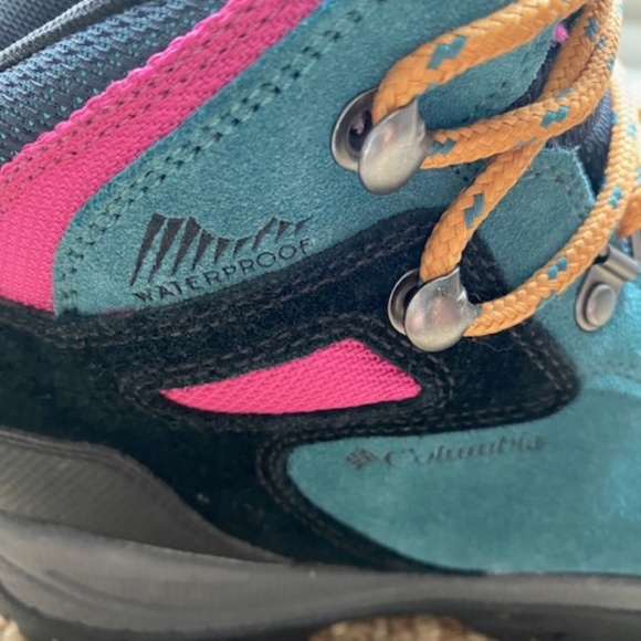 Columbia Newton Ridge Plus US 6 Waterproof Amped hiking shoes teal green - Picture 8 of 16
